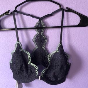 Navy lace bra